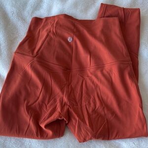 lululemon athletica Orange Leggings